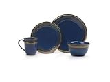 Gourmet Basics by Mikasa Mira Collection Sapphire Dinnerware Set 16-pc.