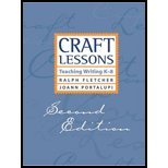 Craft Lessons - Teaching Writing K-8 (2nd, 08) by Fletcher, Ralph - Portalupi, JoAnn [Paperback (2007)]