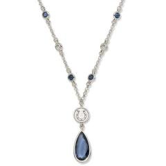 Blue Crystal NFL Officially Licensed Indianapolis Colts Colts Necklace