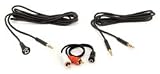 PAC Isimple Dash Mount 3.5mm F To 3.5mm M Stereo Audio Interconnect Extends Auxiliary Input