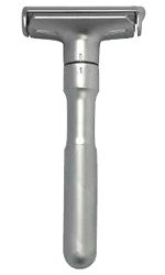 Merkur Futur Double Edge Safety Razor #700 + 5 Free DE Razor Blades