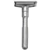 Merkur Futur Adjustable Double Edge Safety Razor #700 + 10 Free DE Razor Blades
