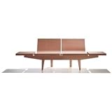 Andreu Trienal BC7003, Two Seater Veneer Bench, Reception Lobby Chair
