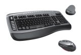 Typhoon Wireless Office Desktop - Keyboard - wireless - RF - 105 keys - mouse - PS/2 wireless receiver