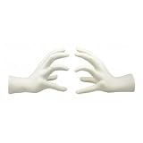 Art Of Hands Handsome White Bookend Set of 2