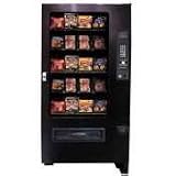 Vista Collection Refrigerated Food Vending Machine with US Changer and Validator