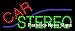 Car Stereo LED Sign 11 x 27