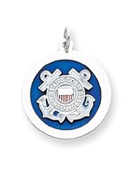 Sterling Silver US Coast Guard Disc