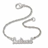 Indiana Hoosiers Indiana Sterling Silver Script Bracelet