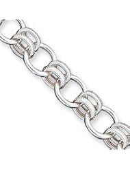 Sterling Silver Fancy Bracelet QG1555-7.5"