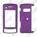 Rubberized Dark Purple Snap-on Faceplate Cell Phone Cover Case For LG Env Touch VX11000