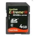 Childrens Toyshop  Electronics : 4GB EXTREME III SD CARD .