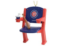 MLB Licensed Chicago Cubs Team Stadium Chair Ornament