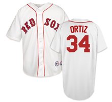 Ortiz Jersey: Boston Red Sox Adult Home White #34