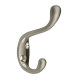 Buy 85 x 21mm Wardrobe Hook - Matt Nickel by Richelieu
