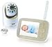Infant Optics DXR-8 Video Baby Monitor With Interchangeable Optical Lens, White/Biege