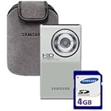 Ultra Compact Camcorder with Case and 4GB SD card