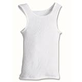 Hanes Boys Red Label White A-Shirt 3 Pack White Small