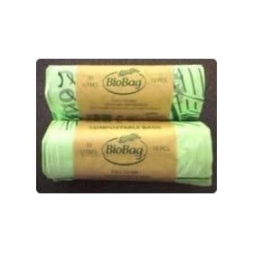 30 Litre Cornstarch BioBag Liner 30 Pack(3 rolls of 10) 100% Biodegradable & Compostable