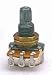 500K Mini Pot Audio Taper 3/8 Long Bushing Split Shaft