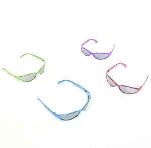 Click here to buy - Metallic Wrap Around Sunglasses - by Century Novelty.