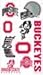 Wincraft NCAA Ohio State University 13887014 Tattoos
