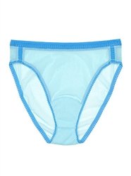 OnGossamer Mesh Hicut Panty - Summertimes Blues - Large
