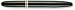Fisher Space Pens 400SBGCL Shiny Black Lacquered with Gold Clip