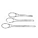 World Kitchen/Ekco 1045621 3-piece Wooden Spoon Set