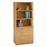 Bush Industries Bush Wall Syst Lat File Sto Lt Oak Ea - Model 169600