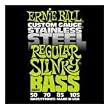 Ernie Ball Stainless Steel Regular Slinky Electric Bass String Set (50 - 105)