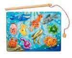 Melissa & Doug Deluxe 10-Piece Magnetic Fishing Game