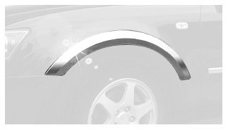 Putco 408612 Chrome Fender Molding