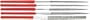 SE Diamond Needle Files, 3.25" 5 pc set