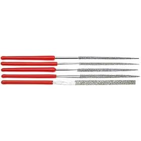 SE Diamond Needle Files, 3.25" 5 pc set