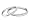 Paris Jewelry 14K Solid White Gold Traditional Women Wedding Band
