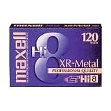 Maxell P6120XR / 281221 / 281221 XR Metal Hi8 Tape - 2 x 120min