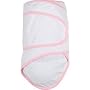 Miracle Blanket - White with Pink Trim Swaddle Blanket