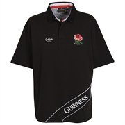 Cotton Traders Guinness England Country Classic Rugby Jersey (Black X Large) - size XL
