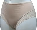 Light Control Lace Trimmed High Leg Knickers 6921 Nude