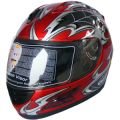 Full Face Motorcycle Helmet 508 Spider Web Wine