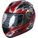 Search : Full Face Motorcycle Helmet 508 Spider Web Wine Red (L)