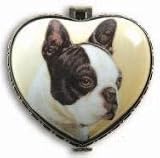 BOSTON TERRIER Terriers Dog Dogs Ceramic KEEPSAKE BOX New Gift