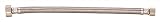 3/8compx1/2fip 12" SS FLEX LINE