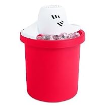 Rival 8704-RD 4-Quart Electric Ice Cream Maker, Red