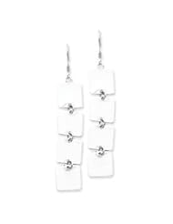 Sterling Silver Mulitple Blocks Earrings QE4107"