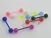 set of 9 flexi/acrylic tongue bars available in 10mm,12mm,14mm,16mm just email size requirements or average size will be sent