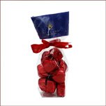 Nirvana Chocolates Milk Hazelnut Praline Foil-wrapped Hearts-12 pc