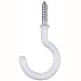 2PK 1-1/2 WHT Cup Hook
