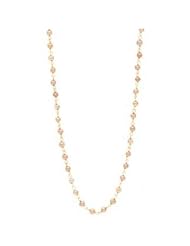 14k Culture Freshwater Pink Pearl Twisted Necklace.